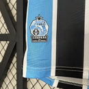 Camisa Grêmio Home 2024/25 Torcedora Feminina, listras azul, preto e branco, escudo bordado, modelo confortável e moderno