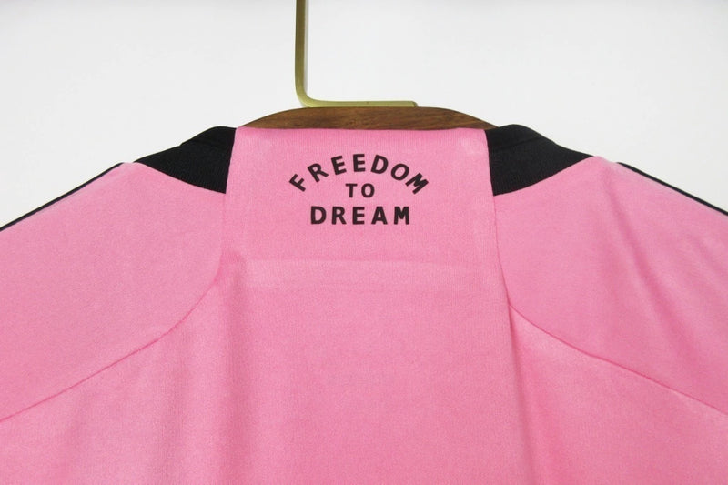 Camisa Inter Miami I 24/25 - Torcedor Adidas Masculina - Rosa com detalhes em preto