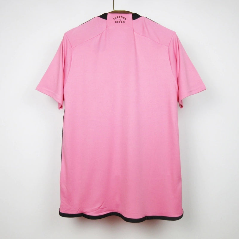 Camisa Inter Miami I 24/25 - Torcedor Adidas Masculina - Rosa com detalhes em preto