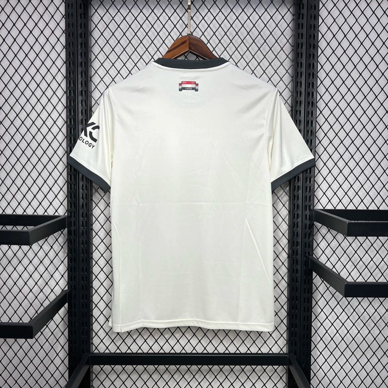 Camisa Manchester United Away 24/25 Torcedor masculino - branco