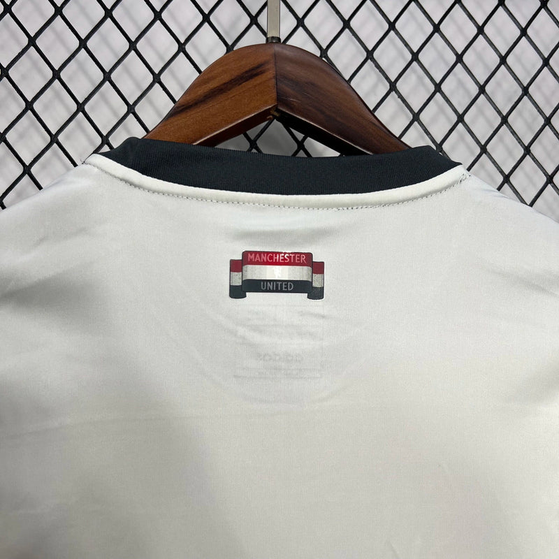 Camisa Manchester United Away 24/25 Torcedor masculino - branco
