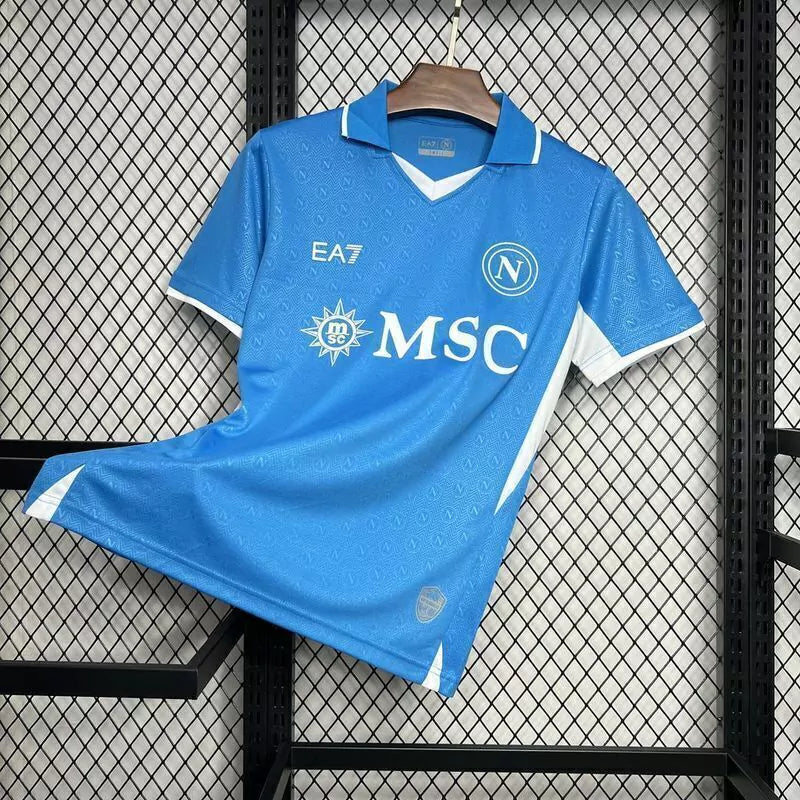Camisa Napoli I 24/25 - Torcedor EA7 Masculina - Azul