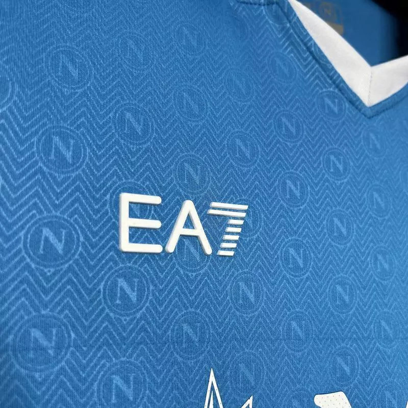 Camisa Napoli I 24/25 - Torcedor EA7 Masculina - Azul