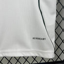 Camisa Panathinaikos Away II 2025/26 Adidas Torcedor Masculina branca com detalhes verdes, escudo do Panathinaikos e logo Adidas.