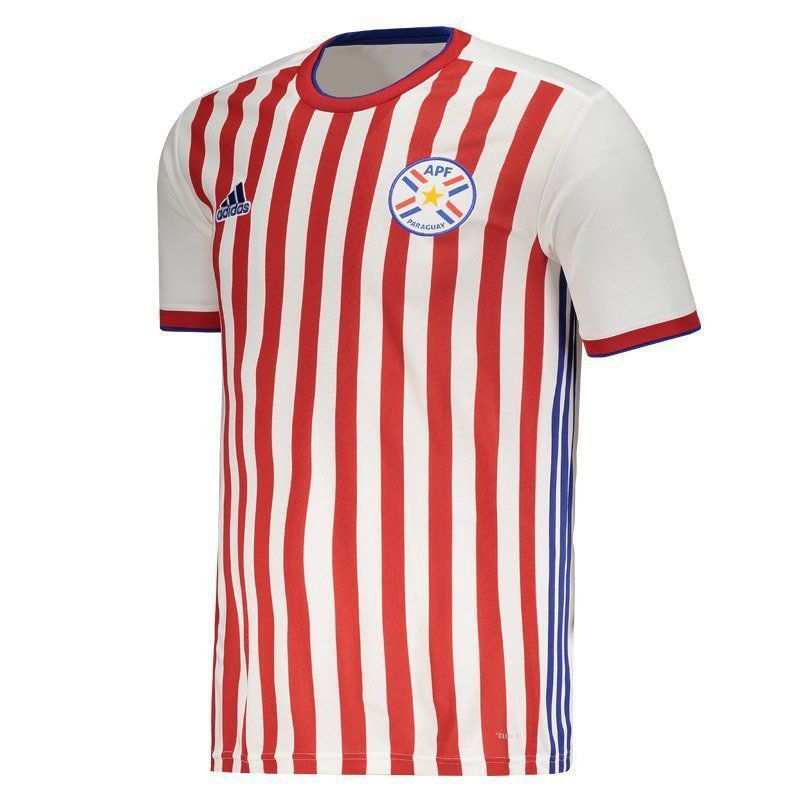 camisa Paraguai Home I 2018 Retrô Adidas Torcedor Masculina original com listras vermelhas e brancas"
Uniforme oficial Paraguai 2018 modelo retrô Adidas masculino torcedor
Camisa de futebol Paraguai Home 2018 Adidas retrô branca e vermelha para colecionadores
Camisa Paraguai 2018 retrô Adidas masculina com design clássico e listras verticais
Modelo retrô Camisa Paraguai Home Adidas 2018 torcedor masculina