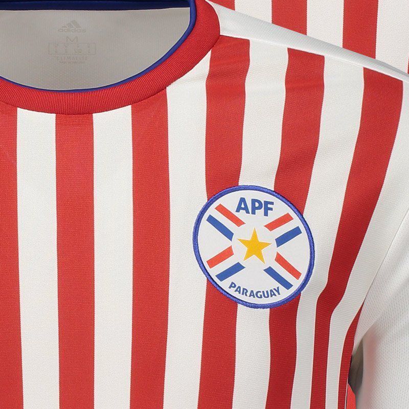 camisa Paraguai Home I 2018 Retrô Adidas Torcedor Masculina original com listras vermelhas e brancas"
Uniforme oficial Paraguai 2018 modelo retrô Adidas masculino torcedor
Camisa de futebol Paraguai Home 2018 Adidas retrô branca e vermelha para colecionadores
Camisa Paraguai 2018 retrô Adidas masculina com design clássico e listras verticais
Modelo retrô Camisa Paraguai Home Adidas 2018 torcedor masculina