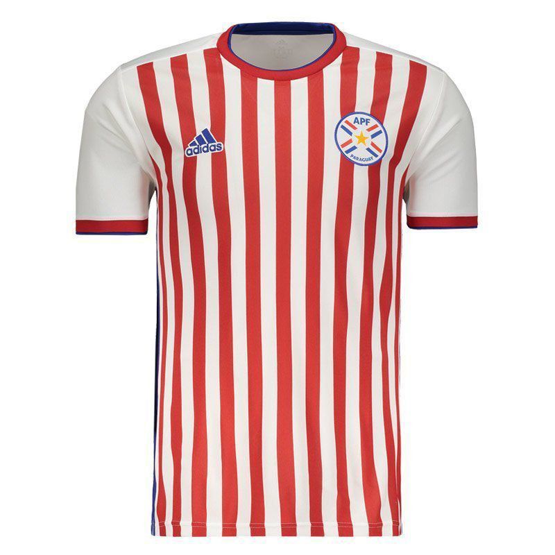 camisa Paraguai Home I 2018 Retrô Adidas Torcedor Masculina original com listras vermelhas e brancas"
Uniforme oficial Paraguai 2018 modelo retrô Adidas masculino torcedor
Camisa de futebol Paraguai Home 2018 Adidas retrô branca e vermelha para colecionadores
Camisa Paraguai 2018 retrô Adidas masculina com design clássico e listras verticais
Modelo retrô Camisa Paraguai Home Adidas 2018 torcedor masculina
