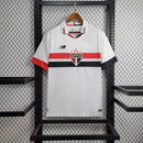 Camisa São Paulo Home I 2024/25 New Balance Torcedor Masculina com cores clássicas vermelho, preto e branco
