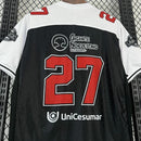 Camisa Vasco Almirantes 2025/26 Traktor Torcedor Masculina preta, uniforme principal, camisa futebol Vasco, modelo torcedor 2025/26, Cruzmaltino