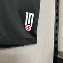 Camisa Vasco Home 2024/25 Torcedora Feminina Adidas preta e branca com faixa transversal e escudo bordado