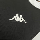 Camisa Vasco Home 2024/25 Torcedora Feminina Adidas 
preta e branca com faixa transversal e escudo bordado