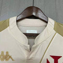 Camisa Vasco da Gama Third III 2024/25 Kappa Torcedor Masculina bege com escudo bordado e detalhes clássicos