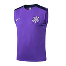 Kit Corinthians 2025 2026 com regata e short treino na cor roxa, ideal para atividades físicas