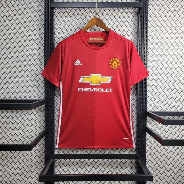 Camisa Manchester United Home (1) 2016/17 Adidas Retrô Masculina