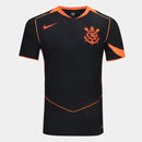 Camisa Corinthians Total 90 Third III 2025/26 Nike Jogador Masculina preta, escudo bordado, tecido leve e respirável, design moderno e confortável, perfeita para torcedores e treinos.