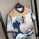 Camisa Seleção Concept Mar Forte 2024/25 Adidas Torcedor Masculina bege, uniforme conceito inspirado na força dos oceanos, design exclusivo, confortável e estiloso para torcedores e colecionadores de futebol.