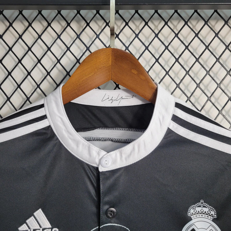 Camisa Real Madrid Third (3) "Dragão" Yamamoto 2014/15 Adidas Retrô Manga Longa Masculina