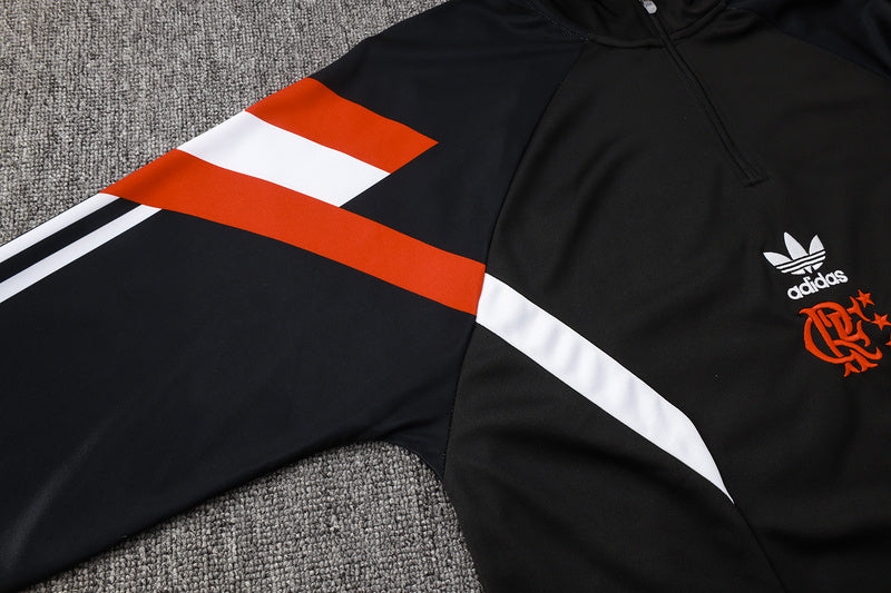 Conjunto agasalho Flamengo 2025/26 Adidas originals masculino - Preto