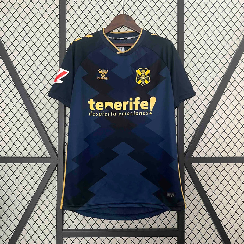 Camisa Tenerife Away II 2024/25 Hummel  Torcedor Masculina - Azul