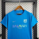 Camisa Barcelona x Balmain 24/25 Torcedor Masculino - Azul