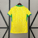 Camisa Brasil Home (1) 2024/25 Torcedor Masculina oficial, cores da seleção brasileira, escudo bordado, tecido leve e respirável