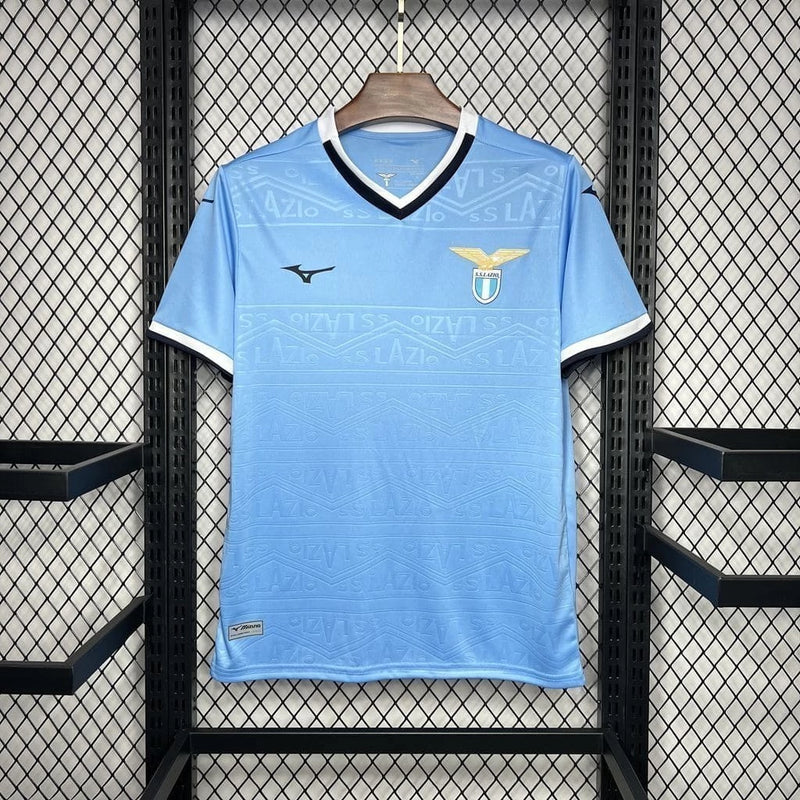 Camisa Lázio Home (1) 2024/25 Mizuno Torcedor Masculina