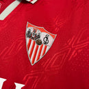 Camisa Sevilla Away II 1994/96 Umbro Retrô Masculina - Vermelha