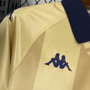 Camisa Deportivo La Coruna "25 Anos La Liga" 2025/26 Kappa Torcedor Masculina - Dourada