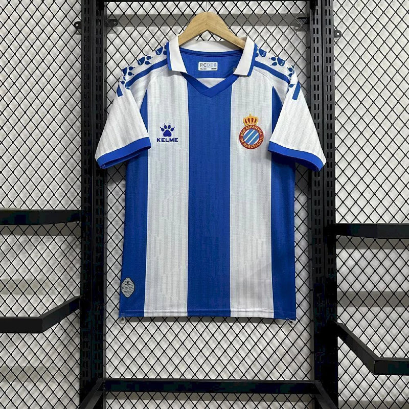 Camisa Espanyol Home I 2025/26 Kelme Torcedor Masculina - Azul