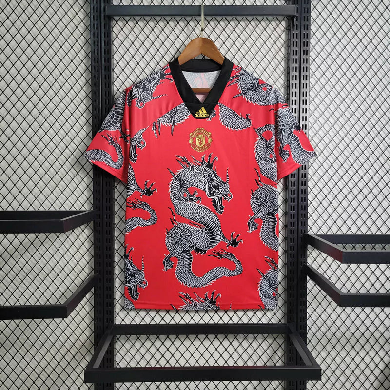 Camisa Manchester United 'Ano Novo Chinês' 2019/20 Adidas Retrô Masculina