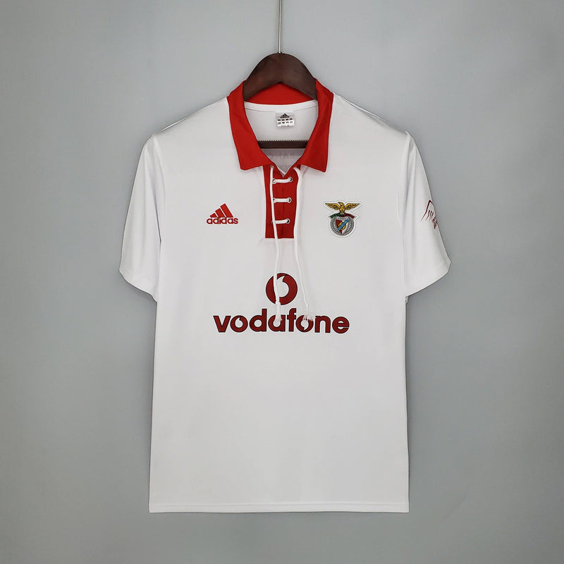 Camisa Retrô Benfica II 2004/05 - Torcedor masculina  Branca
