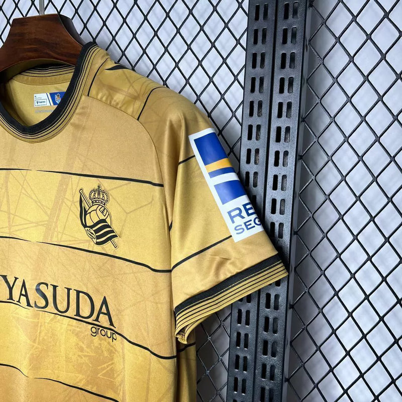 Camisa Real Sociedad Away (2) 2024/25 Macron Torcedor Masculina