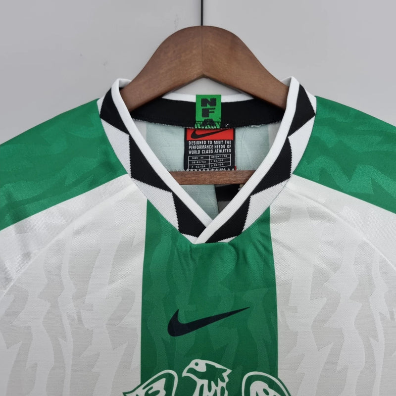 Camisa Nigéria Away II 1996/97 Nike retrô masculina branca
Camisa retrô Nigéria 1996 1997 Nike Away branca masculina
Uniforme reserva Nigéria 96/97 Nike retrô branco
Camisa de futebol retrô seleção da Nigéria Away Nike branca 1996
Camisa Nigéria anos 90 retrô Away II Nike branca masculina