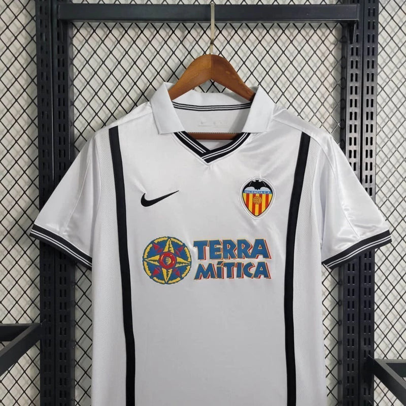 Camisa Valência Home (1) 2000/01 Nike Retrô Masculina