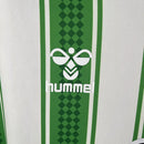 Camisa Real Betis Home I 2023/24 Hummel Torcedor Masculina - Branca e Verde
