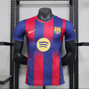 Camisa Barcelona Home I 2025/26 Nike Jogador Masculina - Vermelha e Azul