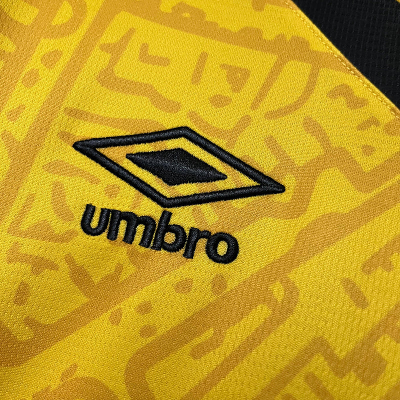 Camisa do Santos III Third 2024/25 umbro Torcedor Masculina Amarela/preta