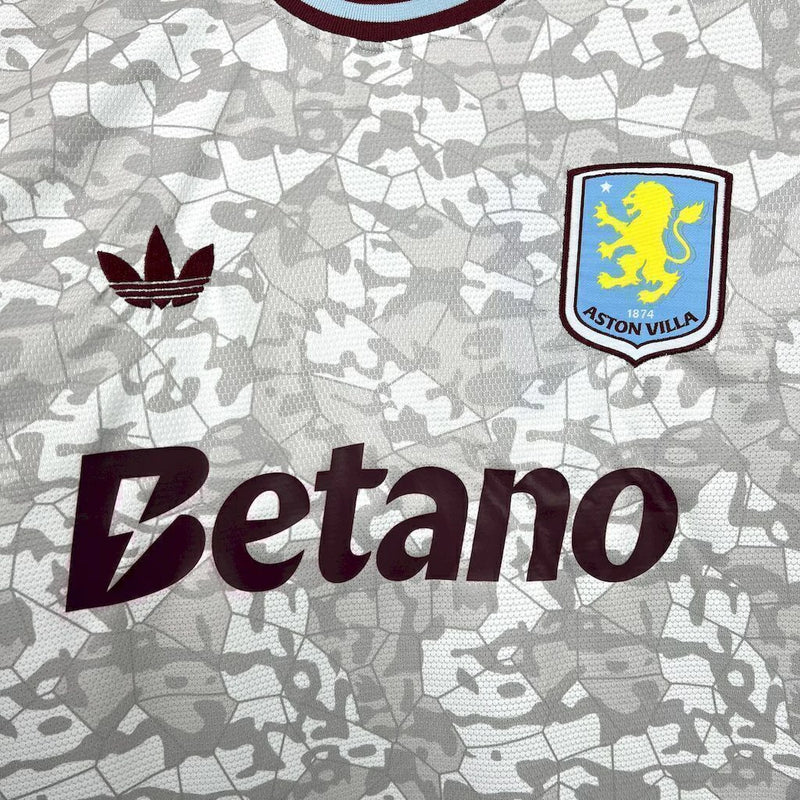 Camisa Aston Villa III  2025/26 Torcedor Masculina