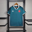 "Camisa Vasco da Gama Goleiro 2024/25 Kappa Masculina manga longa, verde com detalhes em preto e branco, escudo do clube em destaque, ideal para treinos e jogos