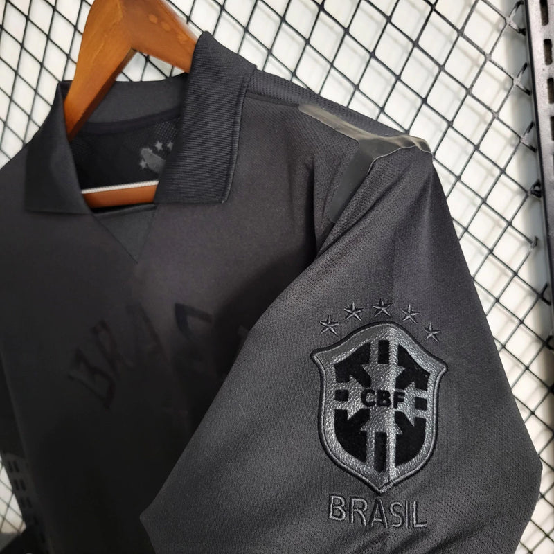 Camisa Brasil Black 2013/14 Nike Retrô Masculina