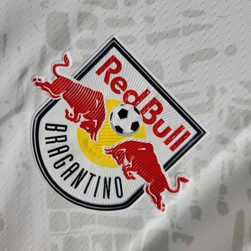 Camisa RB Bragantino I 22/23 Torcedor masculina - Branca e Vermelha