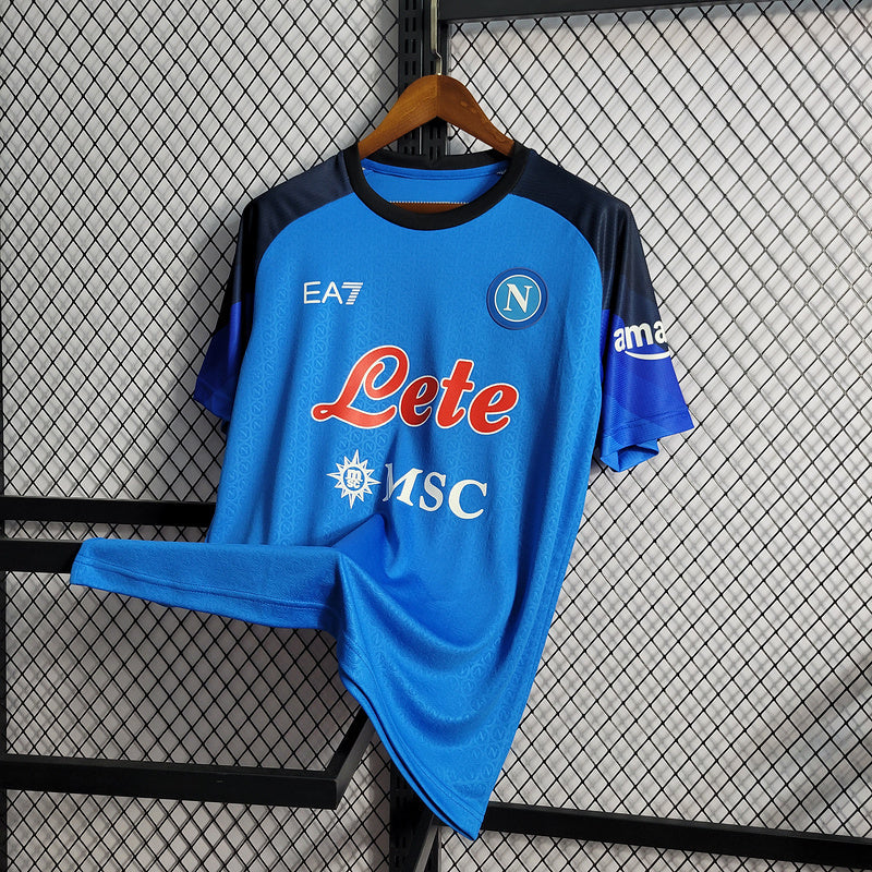 Camisa Napoli Home (1) 2022/23 EA7 Torcedor Masculina