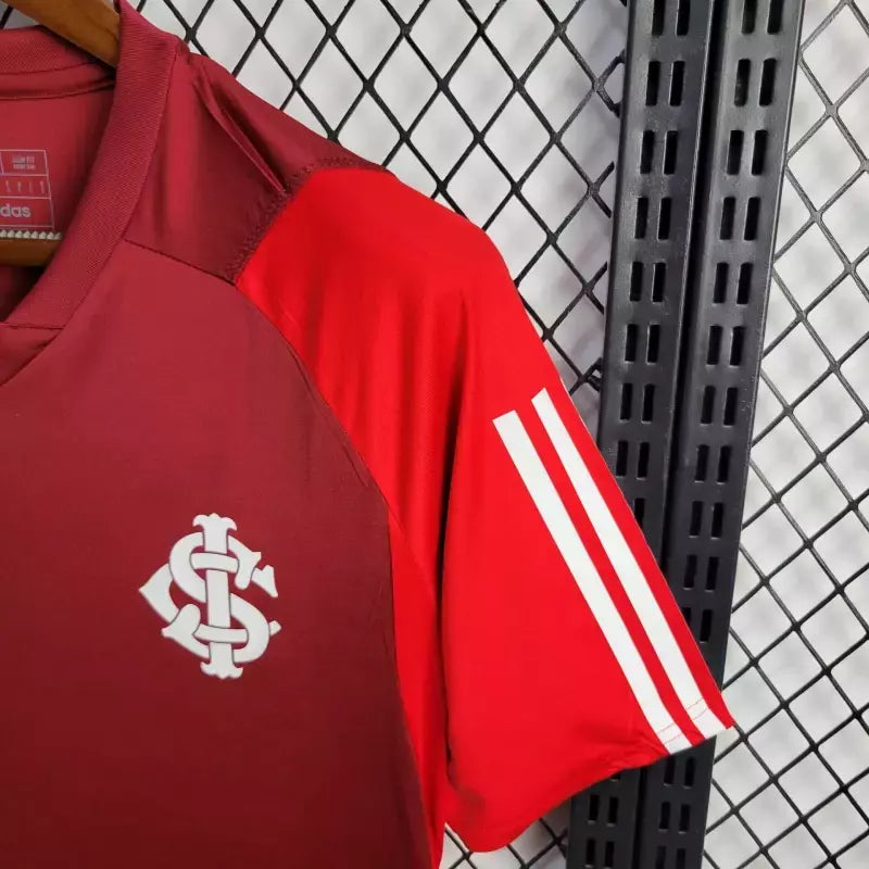 Camisa Internacional Treino 24/25 Torcedor Adidas - Vinho