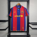 Camisa Barcelona Home I 07/08 Nike Retrô Masculina - Grená e Azul