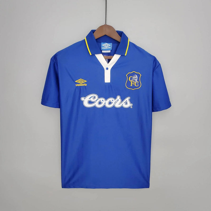 Camisa retrô do Chelsea Umbro 1995/97 Torcedor masculina - azul