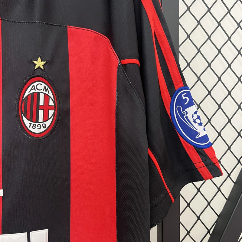 Camisa Milan Home (1) 2000/01 Adidas Retrô Masculina