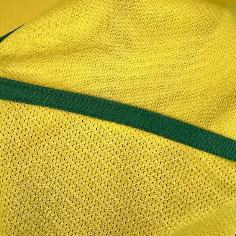 Camisa Retrô 2002 Seleção Brasileira I Nike Masculina - Amarela