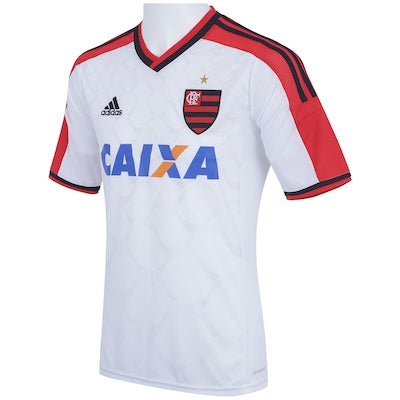Camisa flamengo Away (2) 2014/15 Adidas Torcedor Masculina - branca