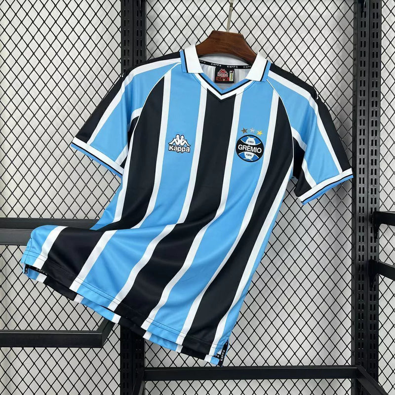 Camisa Grêmio Retro Home (1) 2001/02 kappa  Torcedor masculina