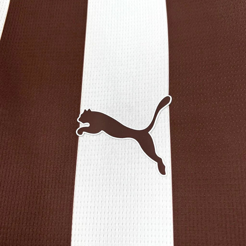Camisa St. Pauli Home I 2025/26 Puma Torcedor Masculina - Marrom